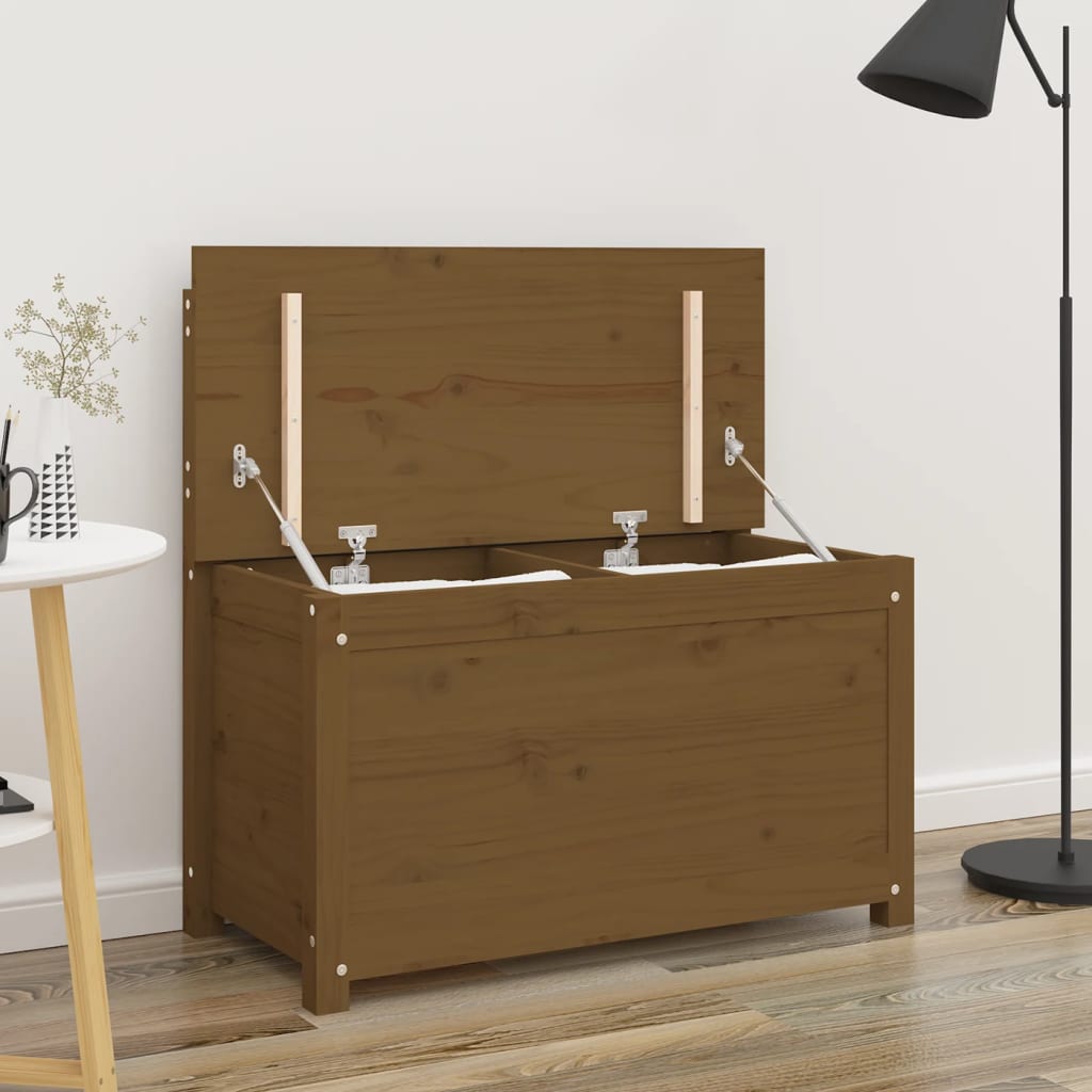 Penkki hunajanruskea 80x41x77 cm täysi mänty