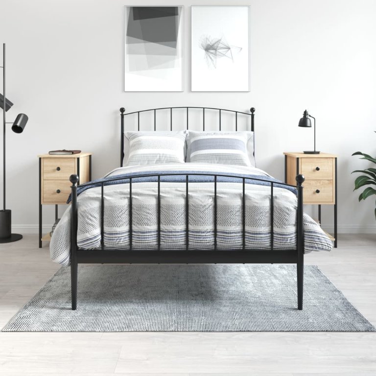 Yöpöydät 2 kpl Sonoma-tammi 32x42x70 cm tekninen puu