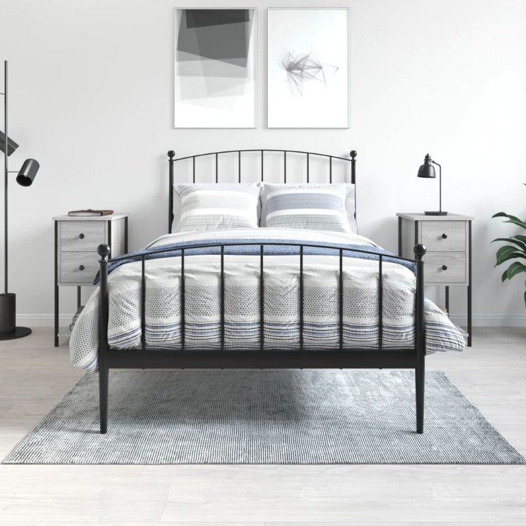 Yöpöydät 2 kpl harmaa Sonoma 32x42x70 cm tekninen puu