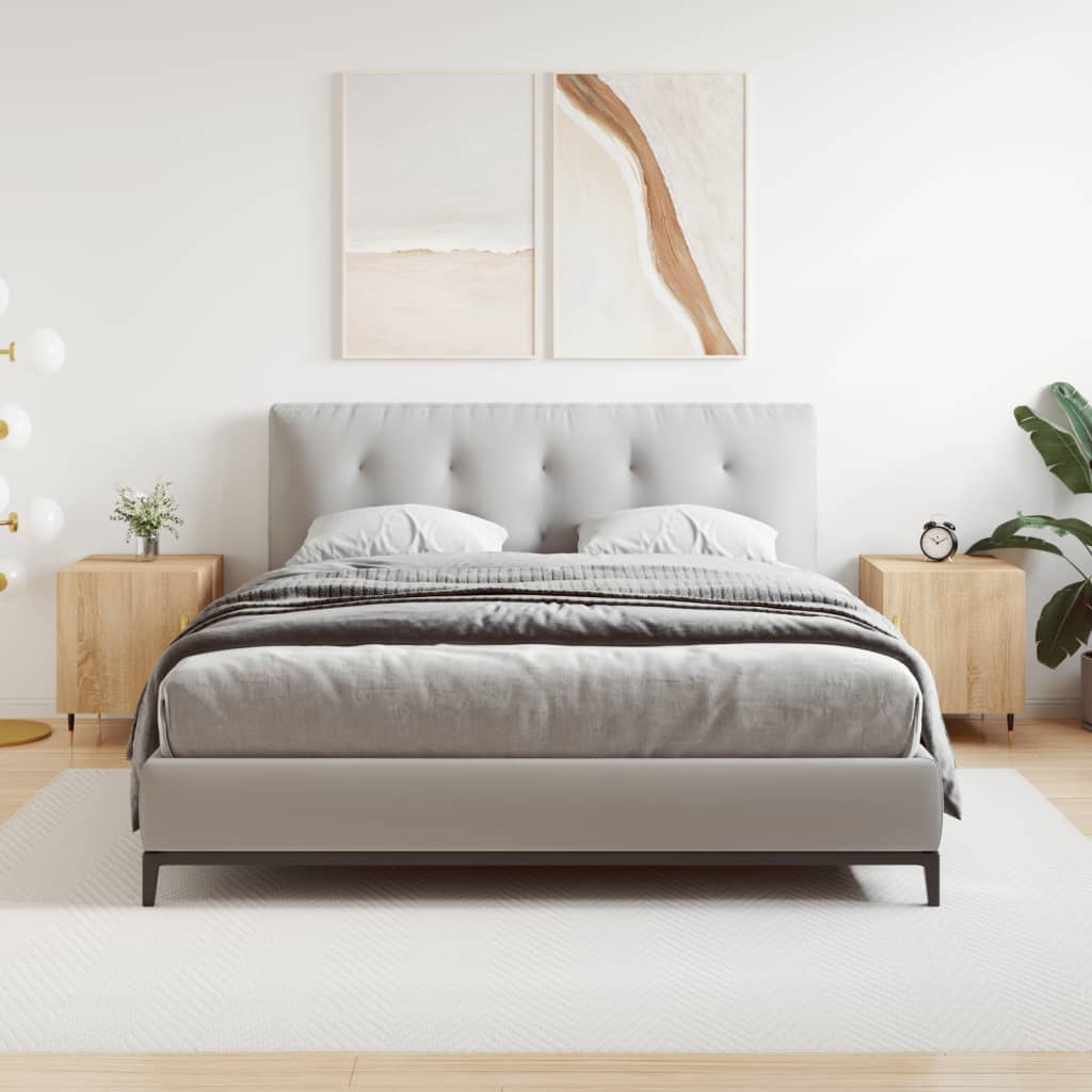 Yöpöydät 2 kpl Sonoma-tammi 40x40x50 cm tekninen puu