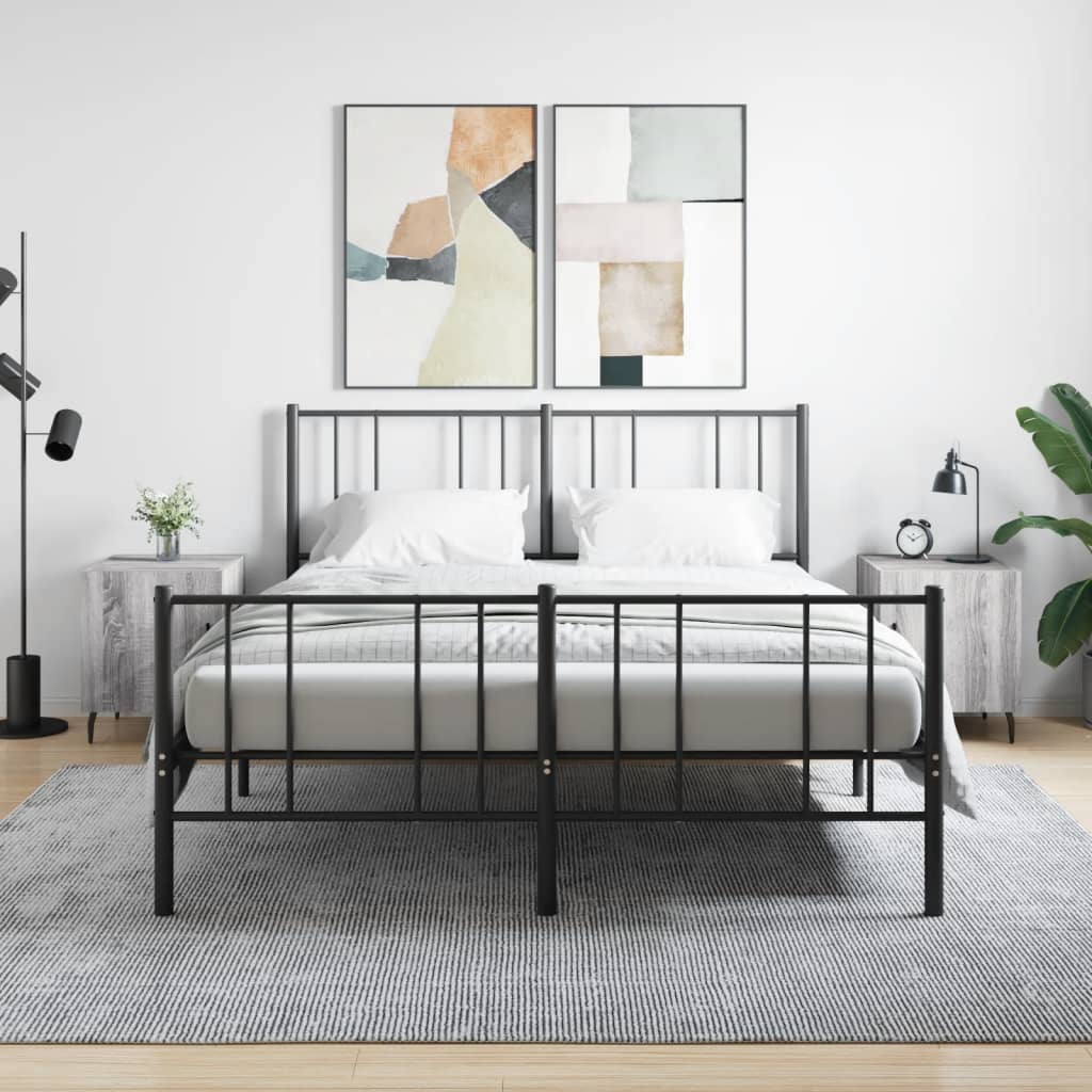 Yöpöydät 2 kpl harmaa Sonoma 40x40x50 cm tekninen puu