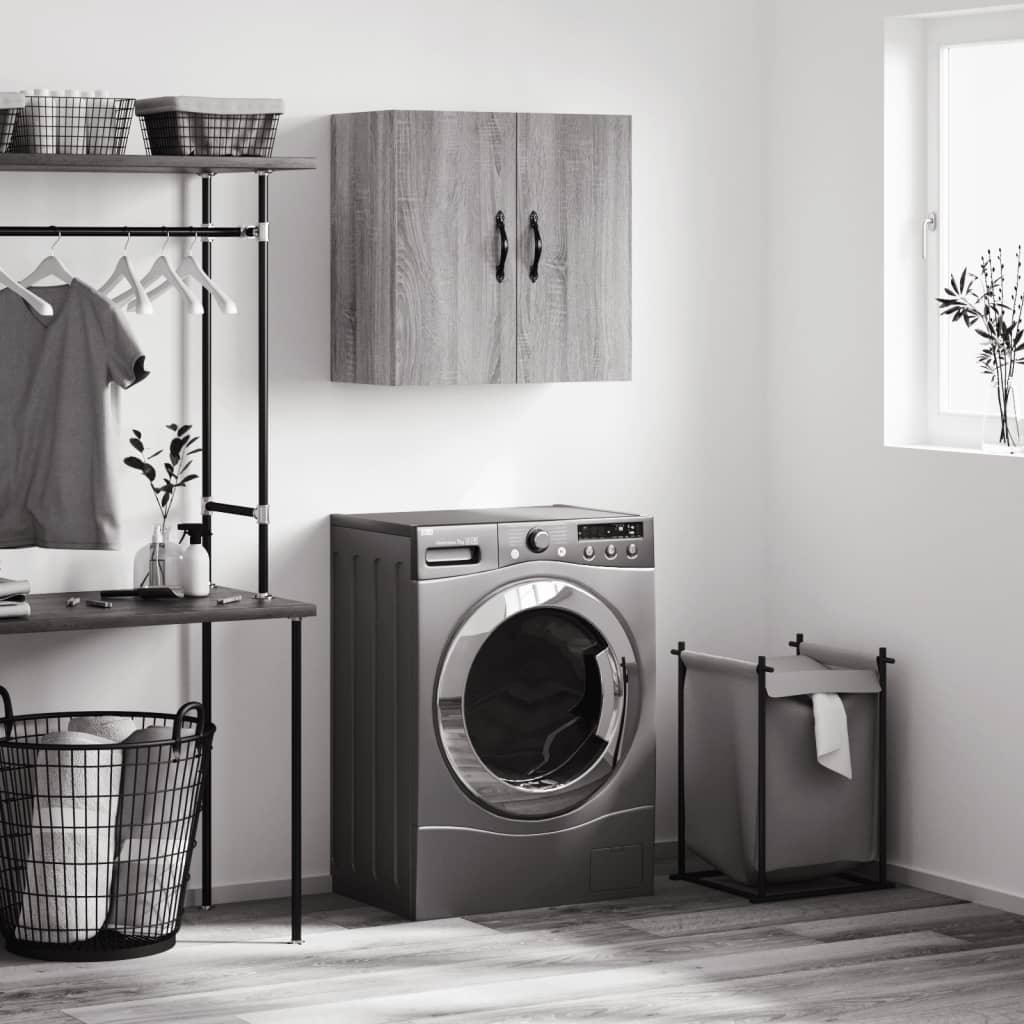 TV-seinäkaappi harmaa Sonoma 60x31x60 cm tekninen puu