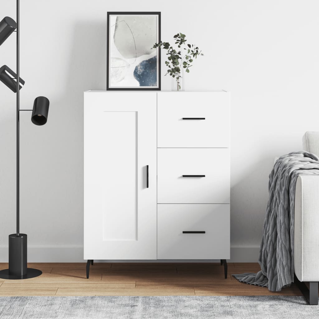 Senkki valkoinen 69,5x34x90 cm tekninen puu