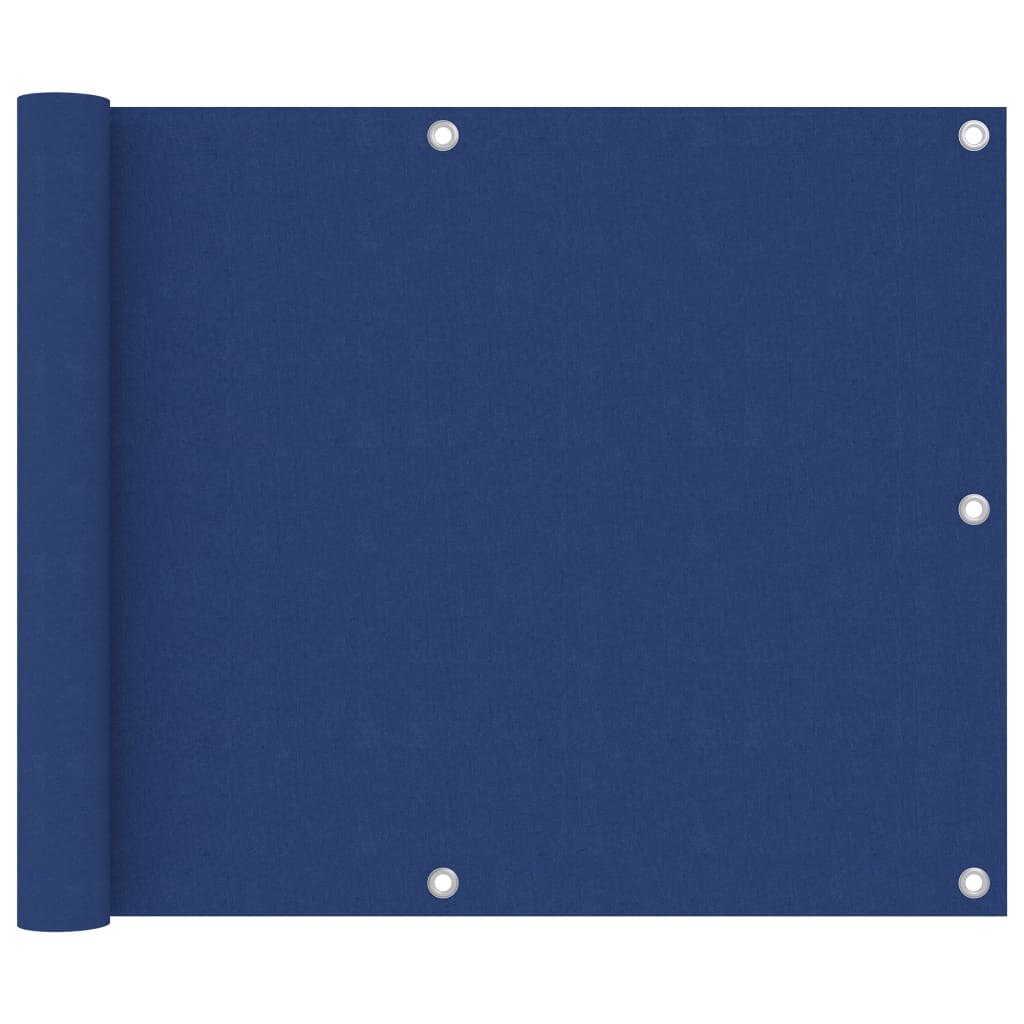Parvekkeen suoja sininen 75x500 cm Oxford-kangas