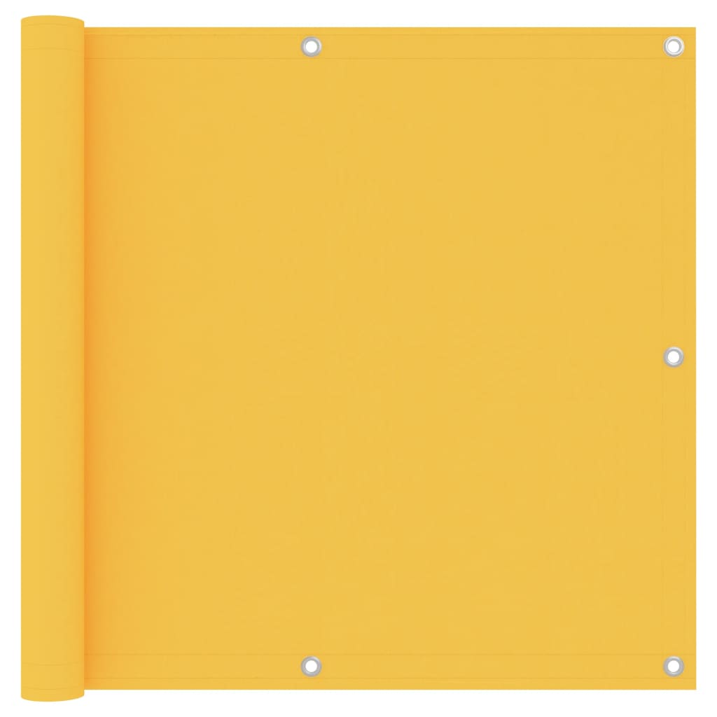Parvekkeen suoja keltainen 90x500 cm Oxford-kangas