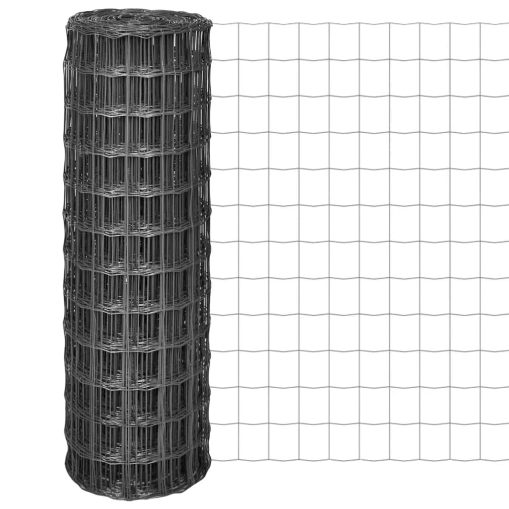 Euro-aita teräs 10x1,2 m harmaa