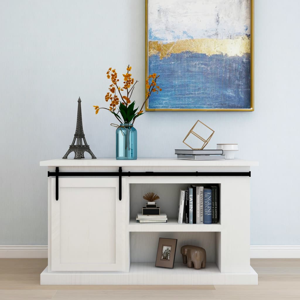 Kaapin liukuoven asennussarja mini hiiliteräs 122 cm