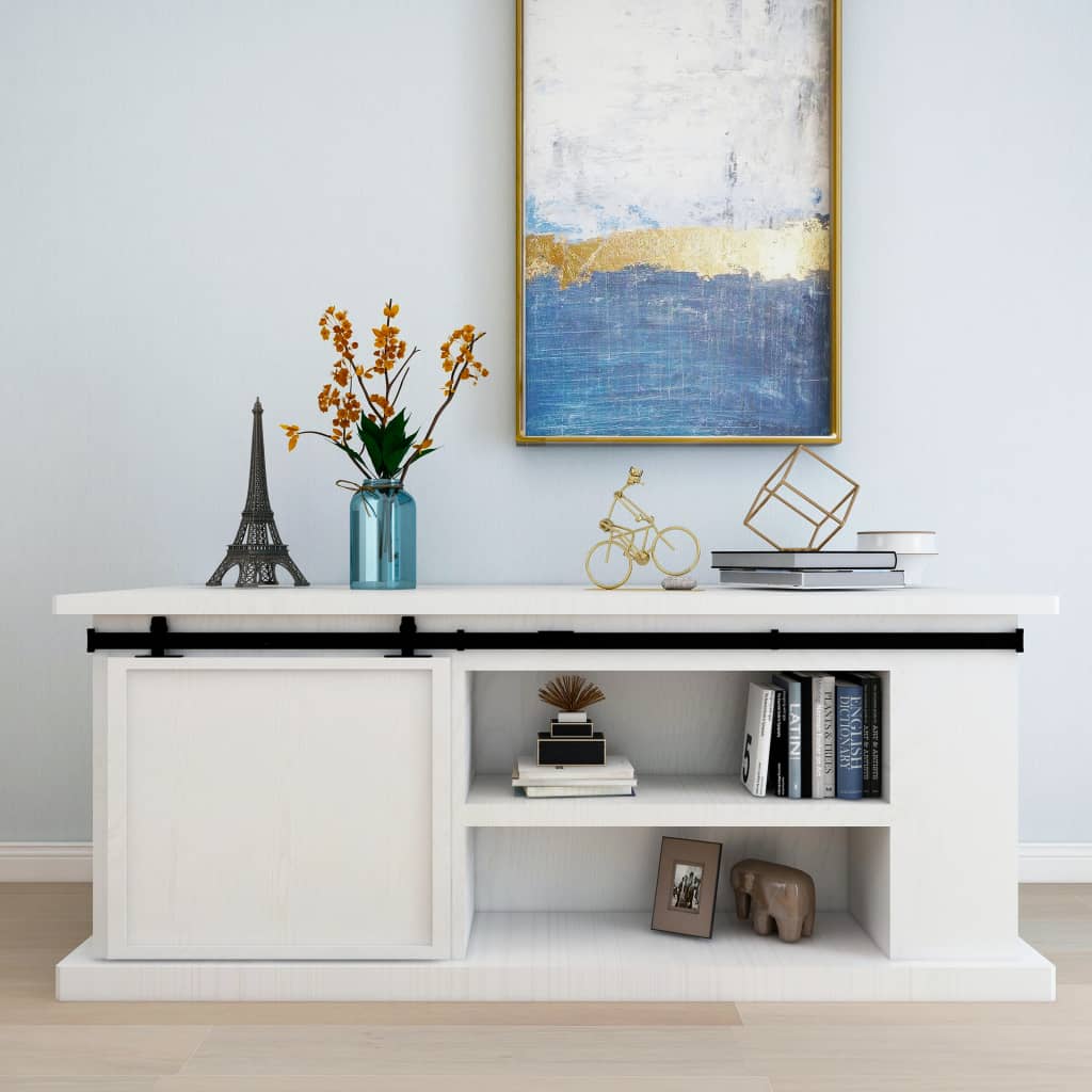 Kaapin liukuoven asennussarja mini hiiliteräs 183 cm