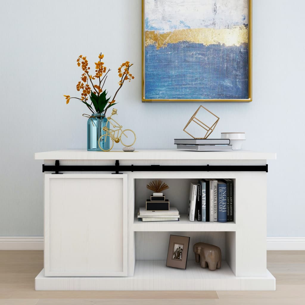 Kaapin liukuoven asennussarja mini hiiliteräs 122 cm