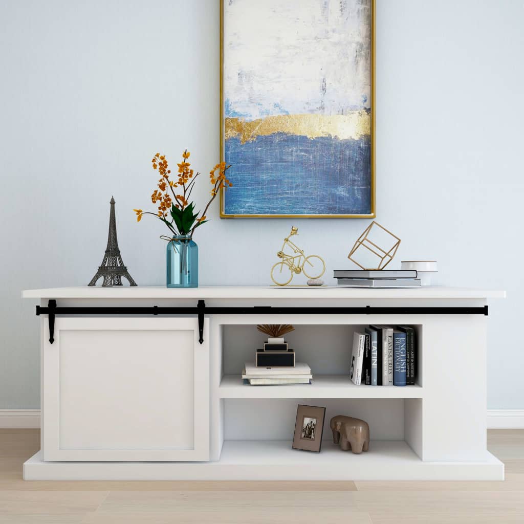 Kaapin liukuoven asennussarja mini hiiliteräs 200 cm