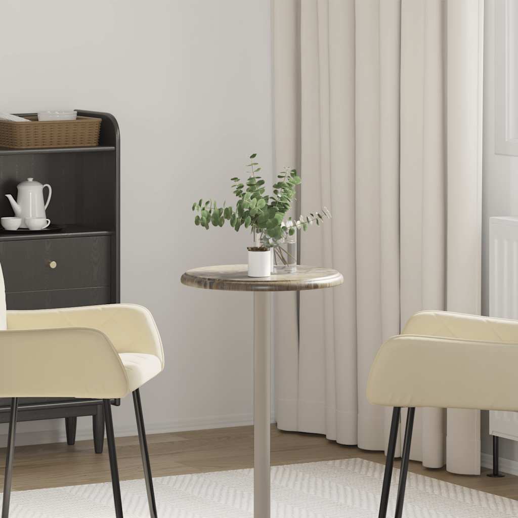 Pöytälevy harmaa Ø40x2,5 cm marmori