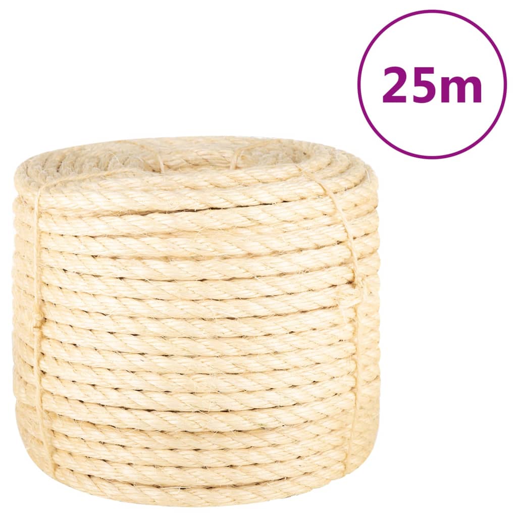 Köysi 100% Sisal 14 mm 25 m