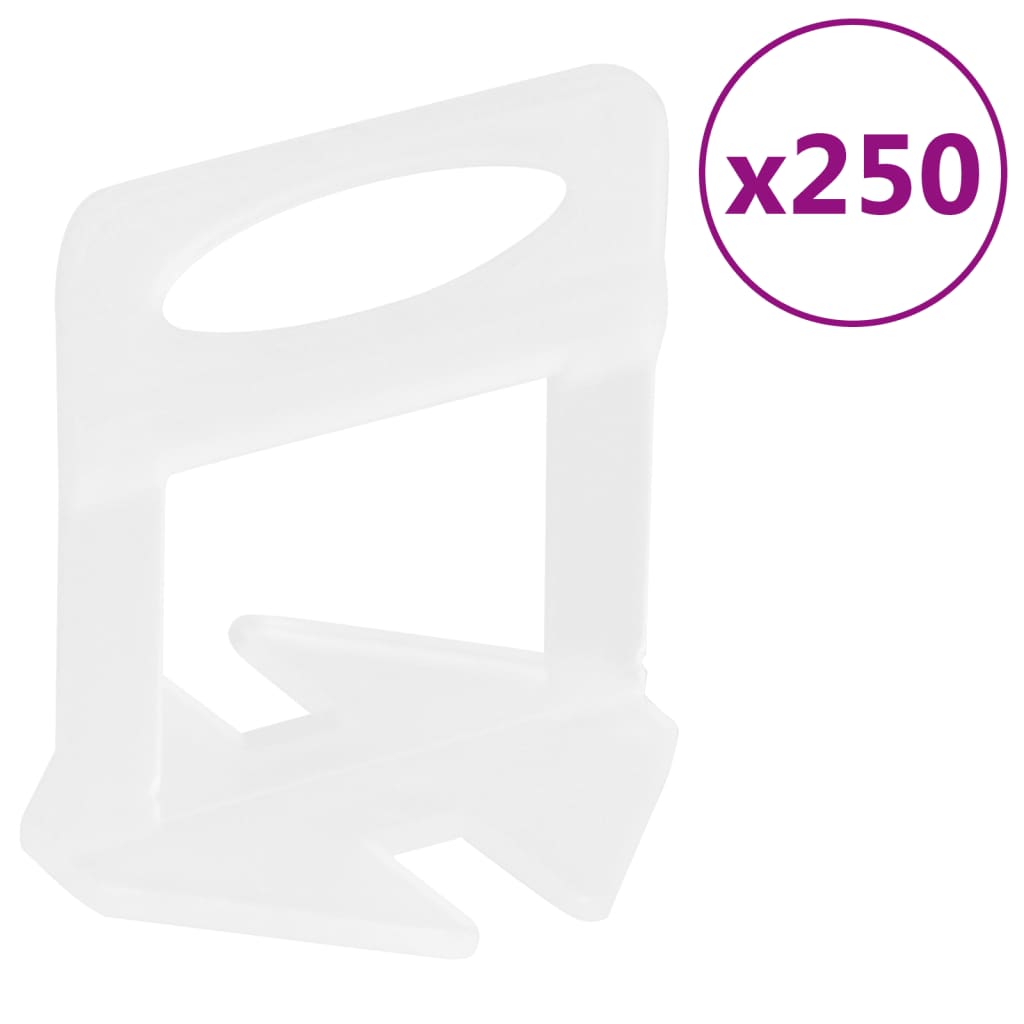 Laattojen tasoitusklipsit 250 kpl 2 mm