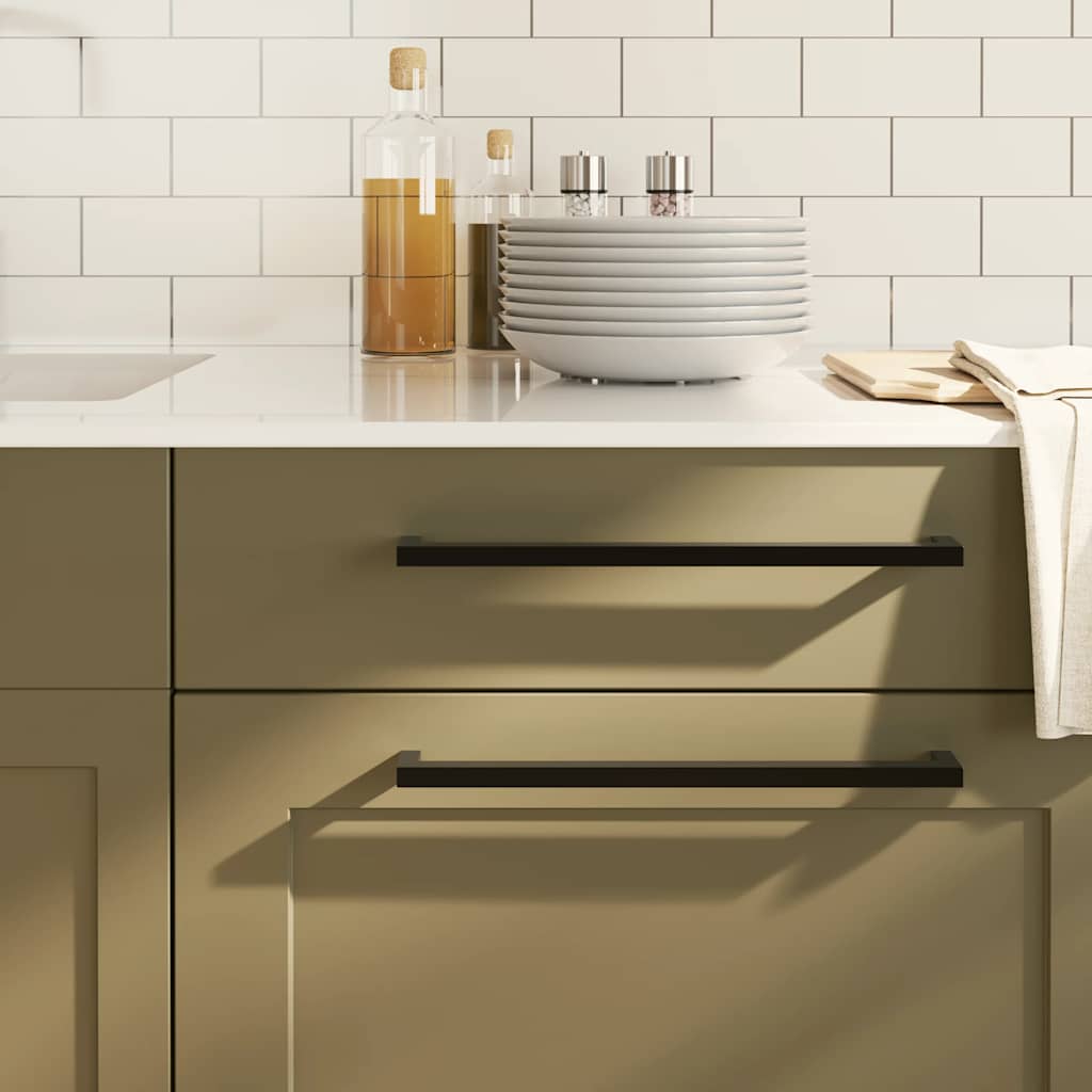 Kaapin kahvat 5 kpl musta 320 mm ruostumaton teräs