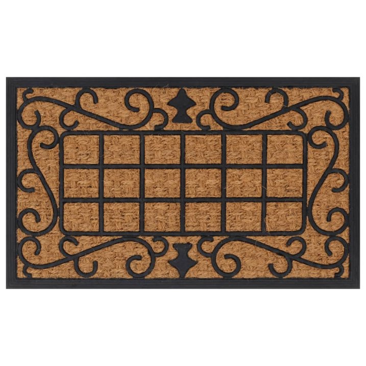 Ovimatto suorakaide 45x75 cm kumi ja kookos