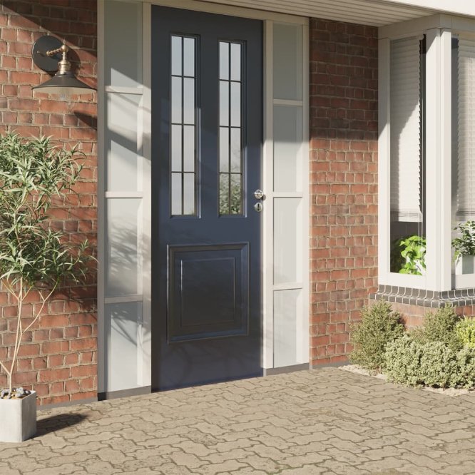 Ikkunakalvo himmeä raidallinen 45x2000 cm PVC