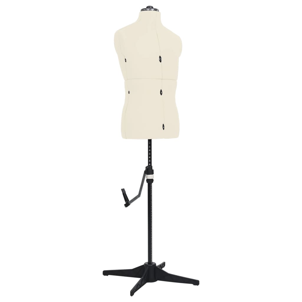 Säädettävä mallinukke mies kerma koko 37-45