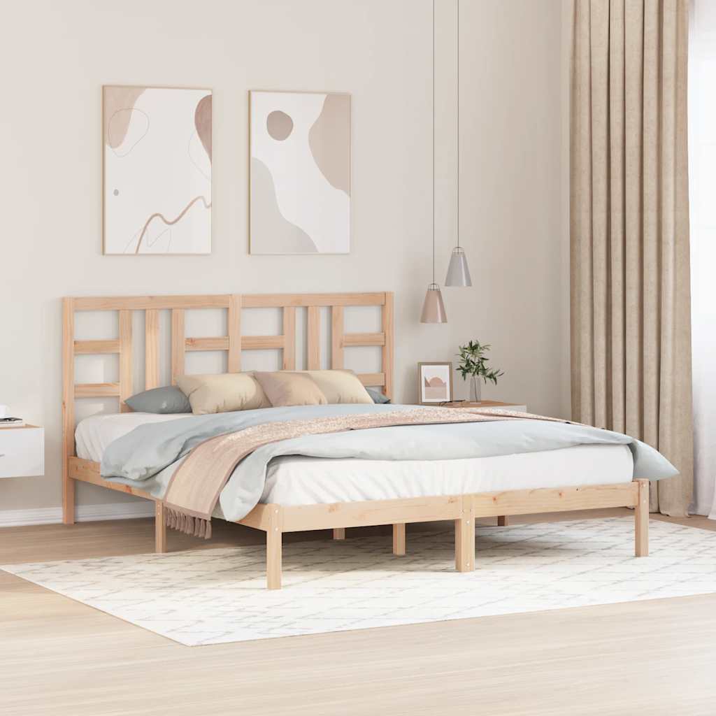 Sängynrunko täysi puu 160x200 cm