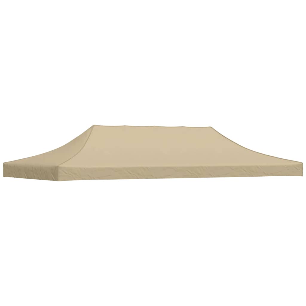 Juhlateltan katto 6x3 m beige 270 g/m²