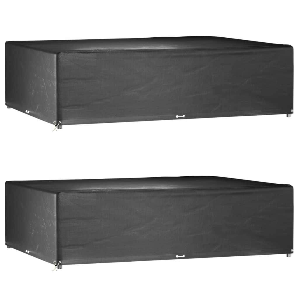 Puutarhakalustesuojat 16 purjerengasta 300x200x75 cm suorakaide