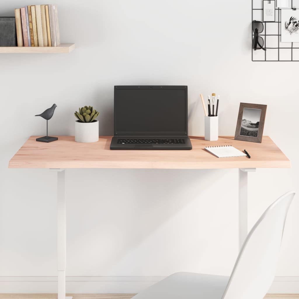 Pöytälevy 100x40x2 cm käsittelemätön täystammi