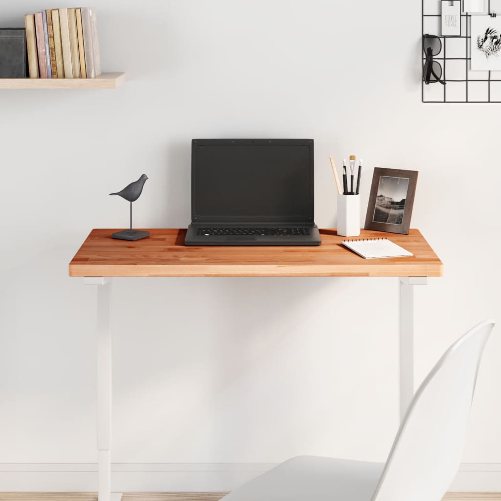 Pöytälevy 80x40x2,5 cm suorakaide täysi pyökki