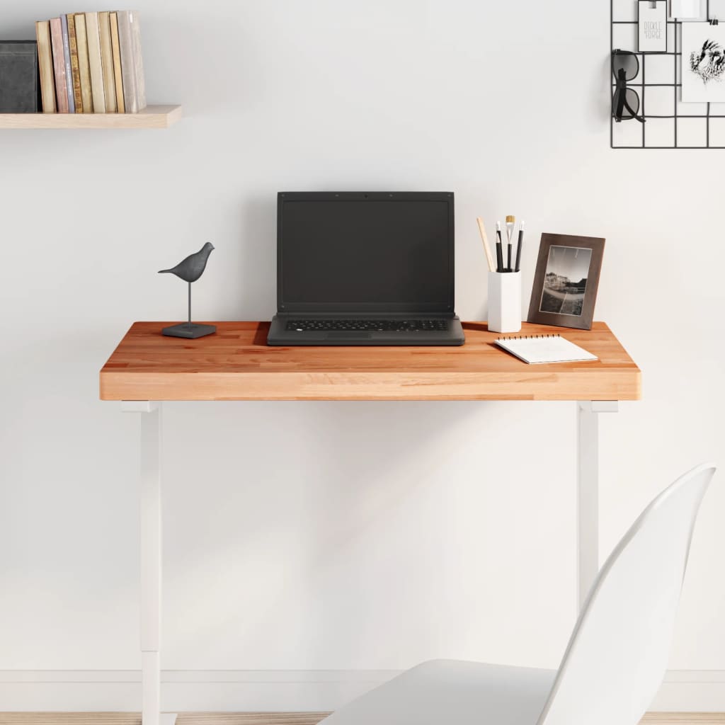 Pöytälevy 80x40x4 cm suorakaide täysi pyökki