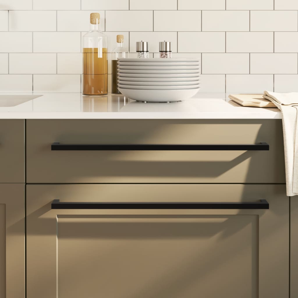 Kaapin kahvat 20 kpl musta 480 mm ruostumaton teräs