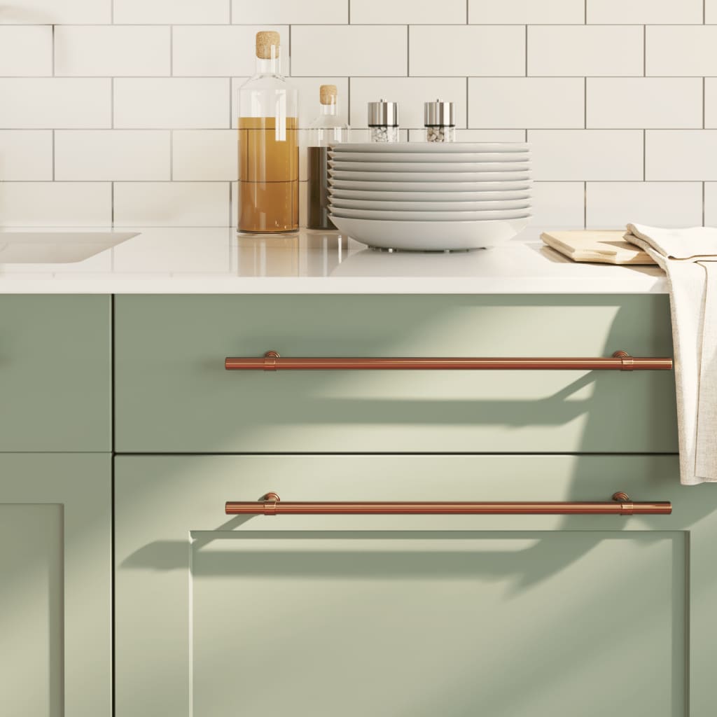 Kaapin kahvat 10 kpl pronssi 320 mm ruostumaton teräs