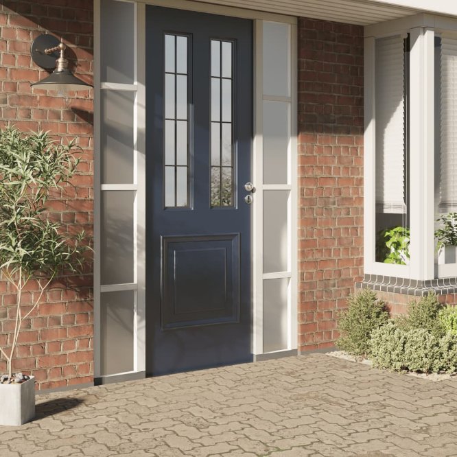 Ikkunakalvot himmeä läpinäkyvä harmaa PVC