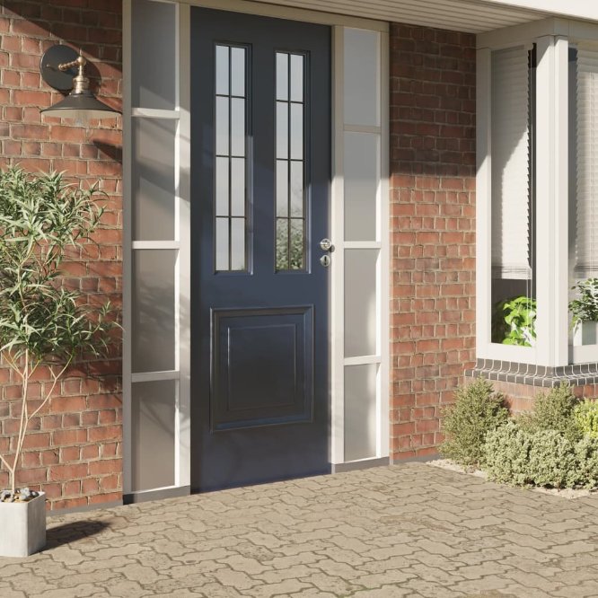 Ikkunakalvot himmeä läpinäkyvä harmaa PVC