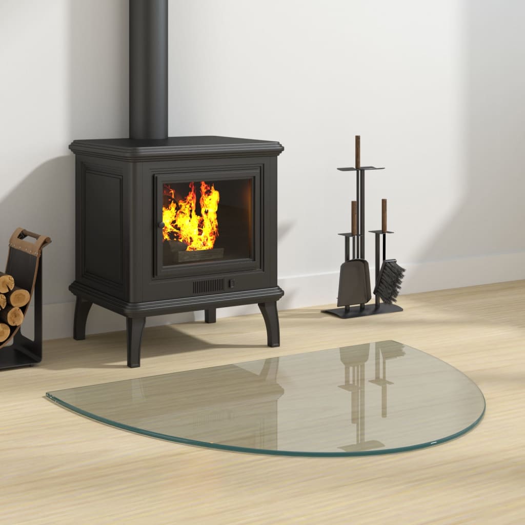 Takan lasilevy puolipyöreä 800x600 mm