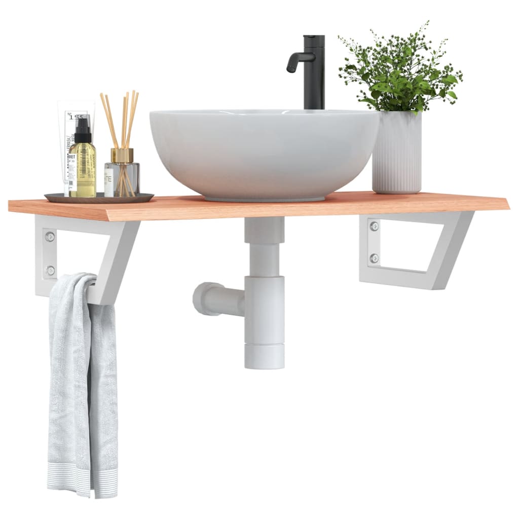 Pesuallashylly seinälle teräs ja täysi tammi