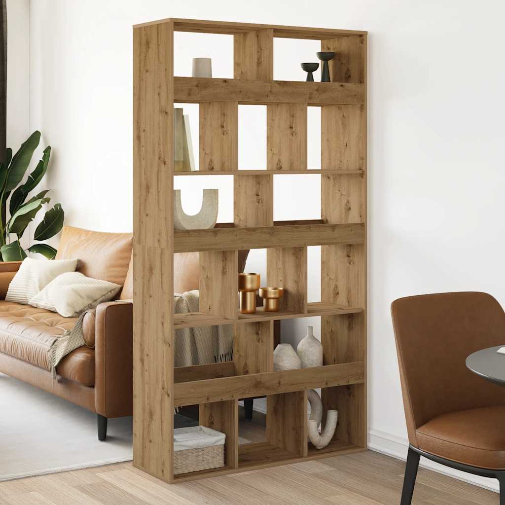 Kirjahylly artesaani tammi 100x33x187,5 cm tekninen puu