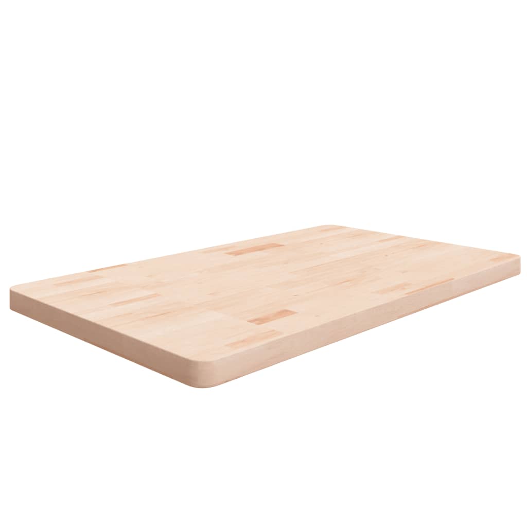 Kylpyhuoneen työtaso 100x60x4 cm käsittelemätön täysi puu