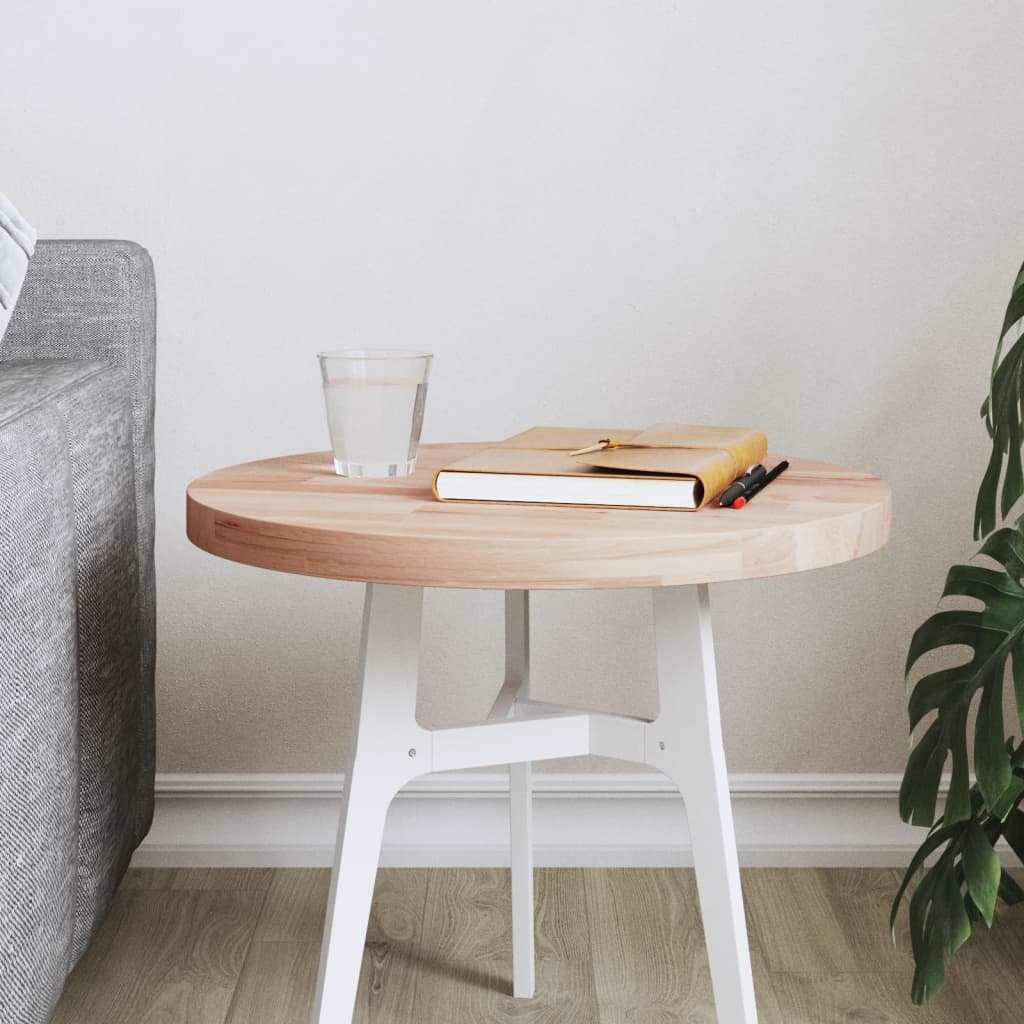 Pöytälevy Ø40x2,5 cm pyöreä täysi pyökki