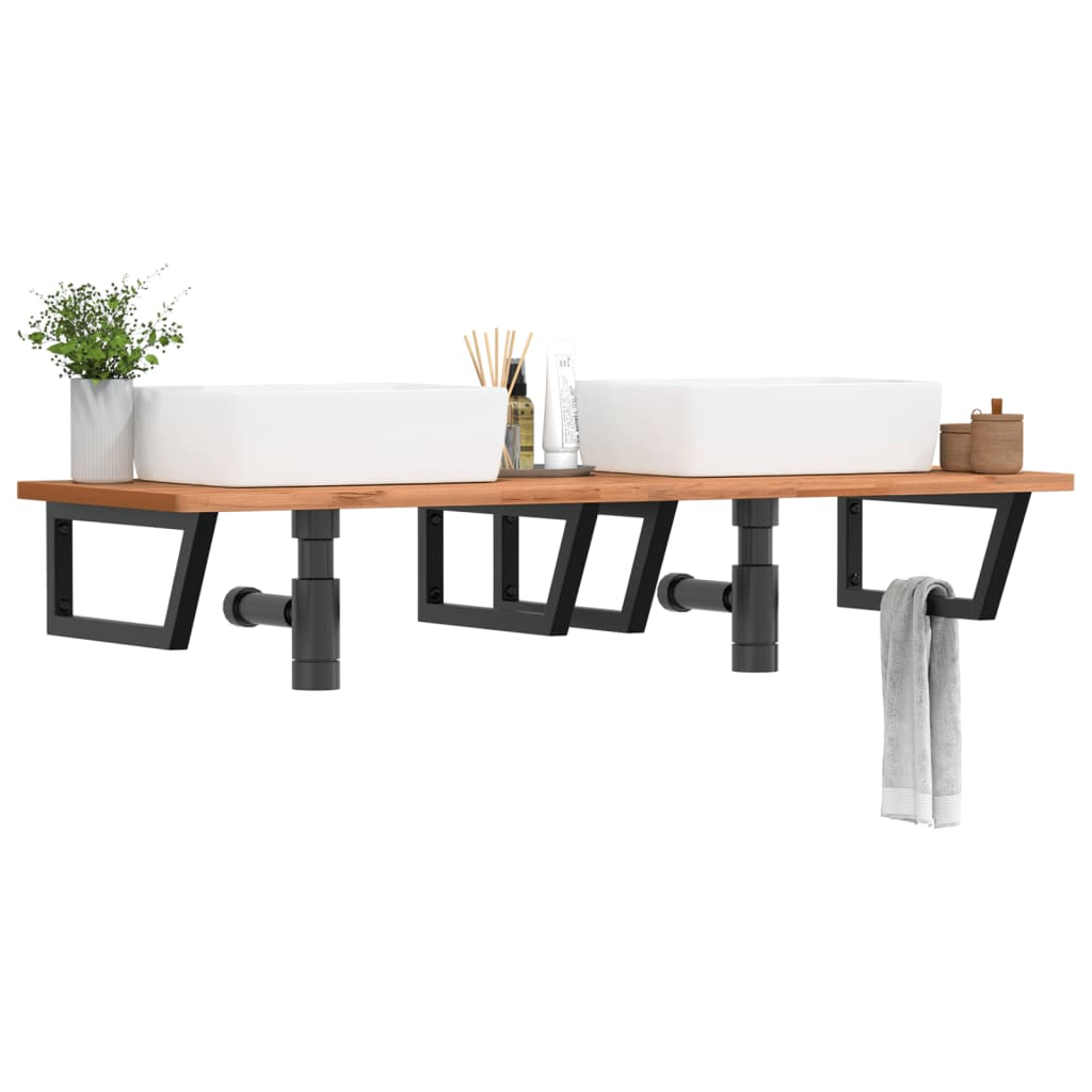 Pesualtaan hyllytelineet 2 kpl musta suunnikas teräs