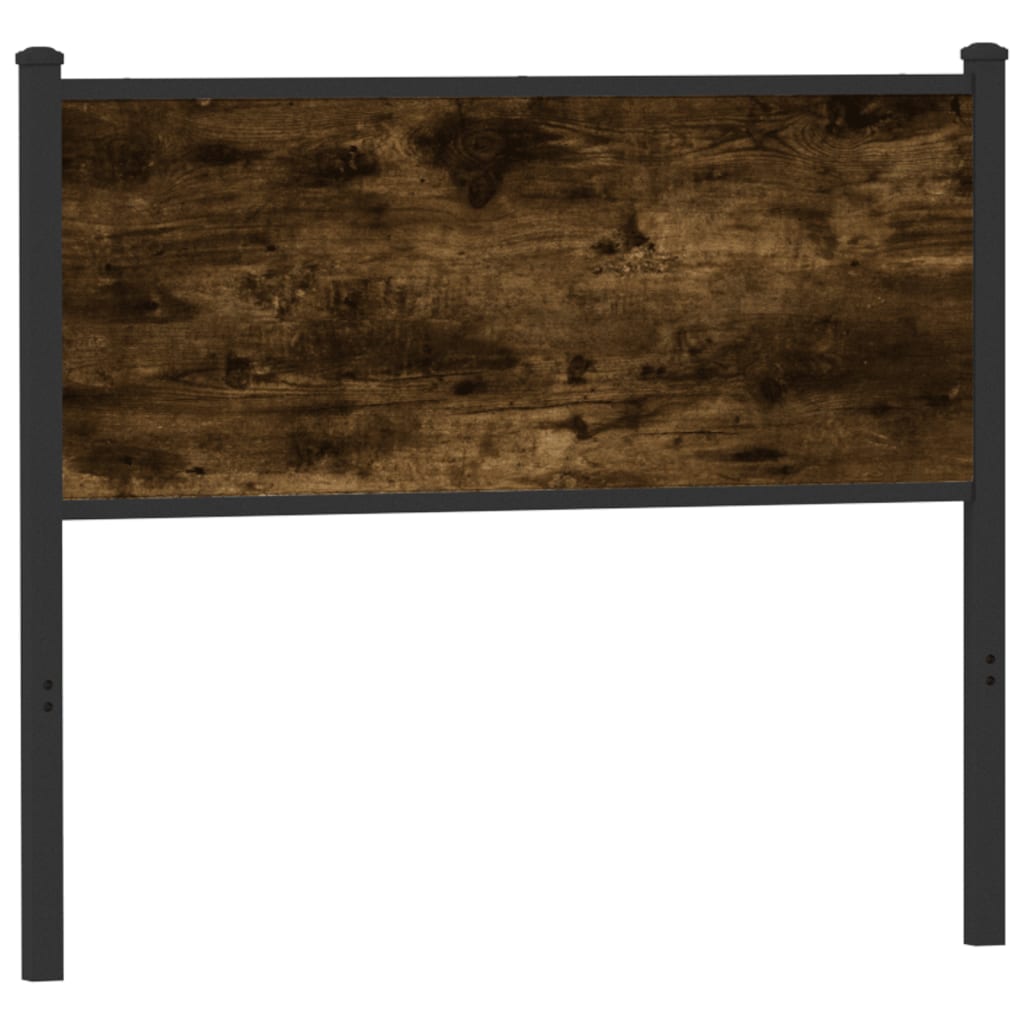 Sängynpääty savutammi 100 cm tekninen puu ja teräs