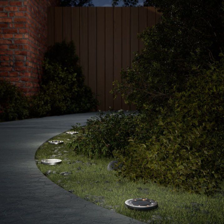 Maavalo aurinkopaneeli / maapiikki 4 kpl lämmin valkoinen