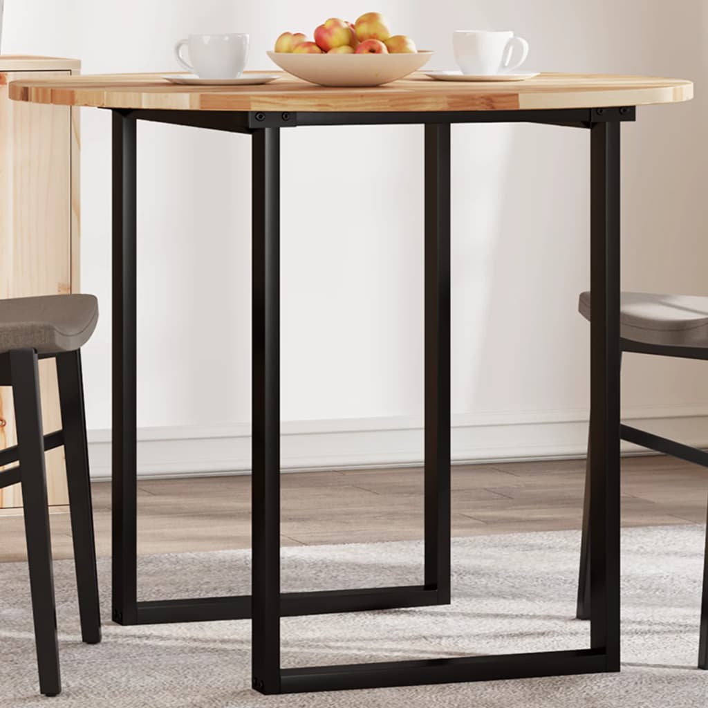 Pöytälevy pyöreä Ø90x2 cm täysi akasiapuu