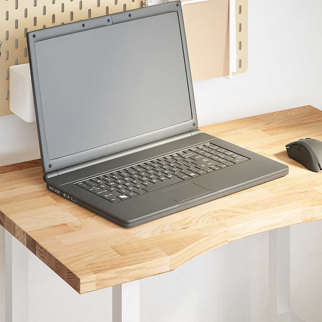 Käsittelemätön pöytätaso 80x50x2,5 cm tammi suorakulmainen