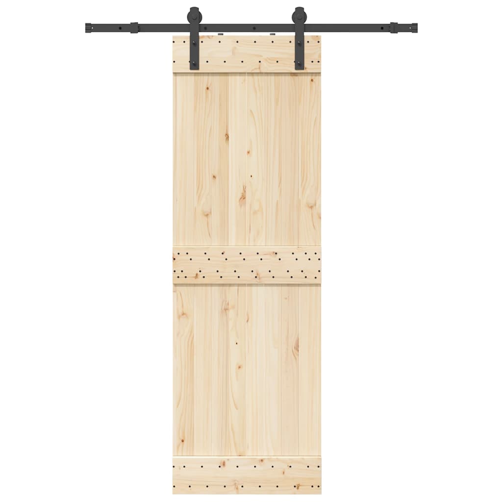 Liukuovi Hardware Kit 152 cm Teräs Musta
