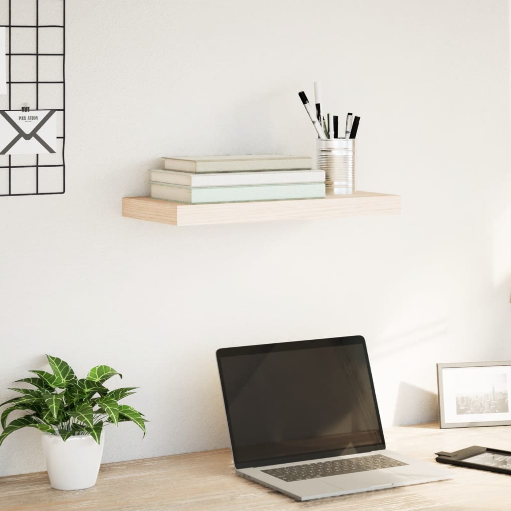 Kelluva hylly 50x23,5x4 cm tekninen puu