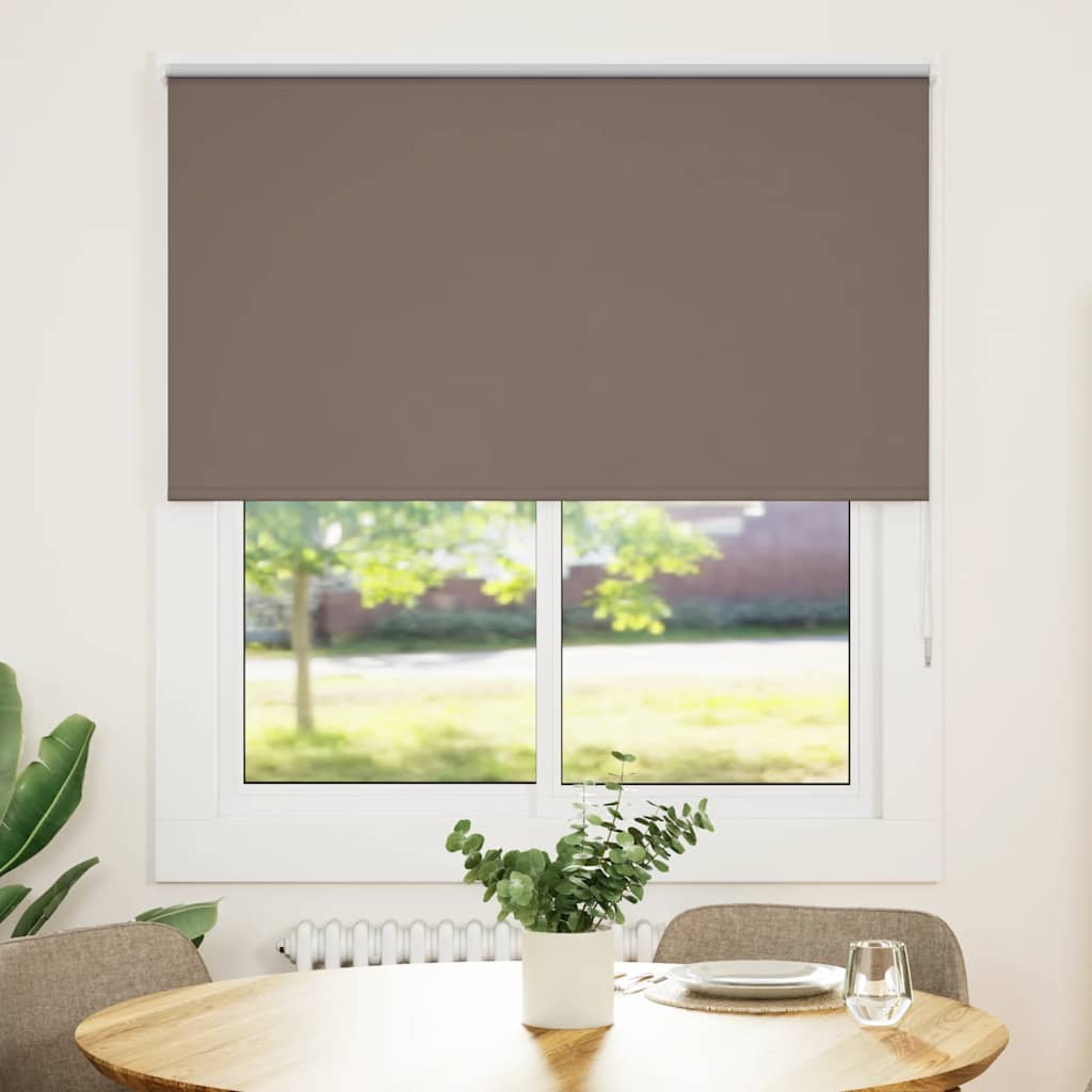 Rullaverho Blackout kahvi 125x130 cm Kankaan leveys 121,6 cm