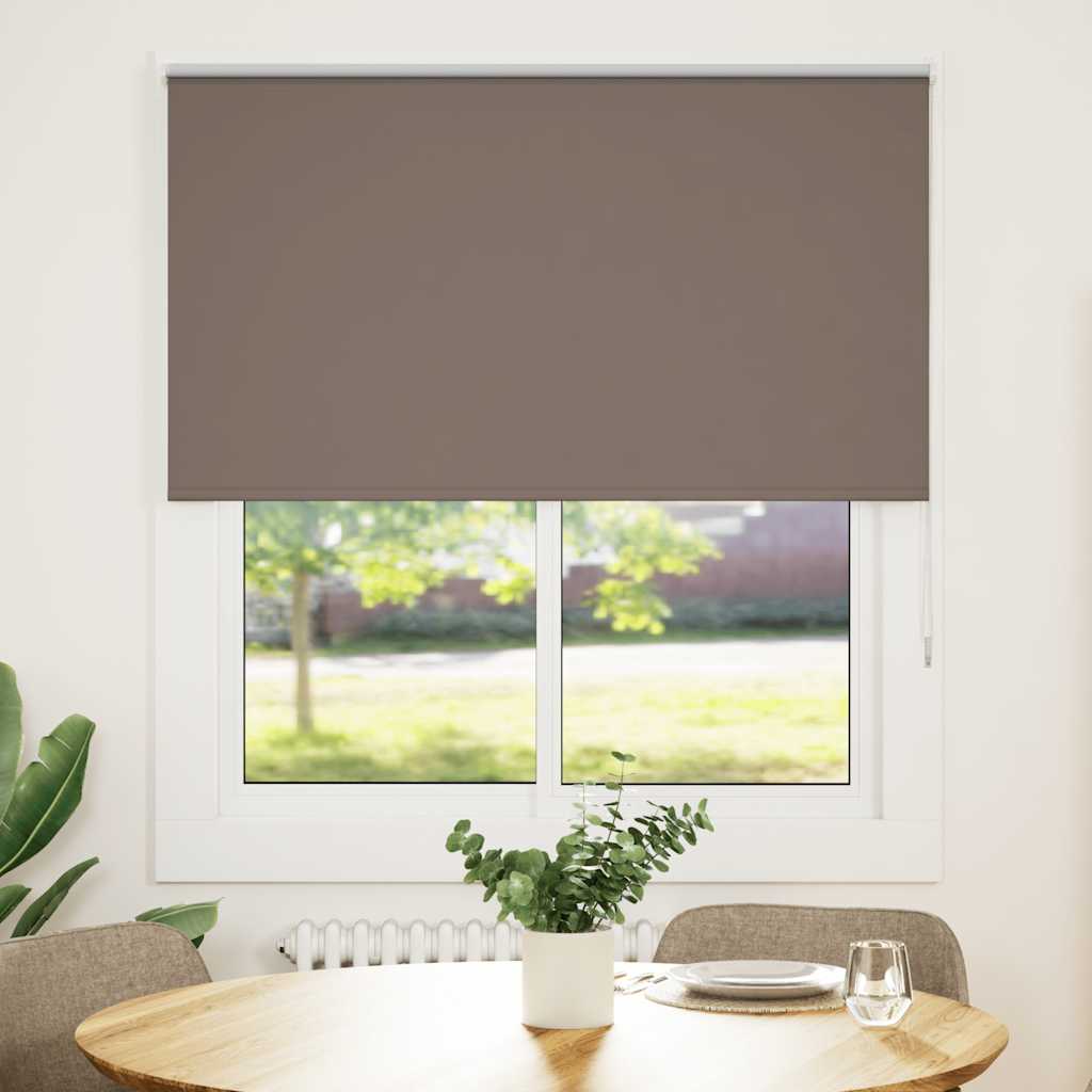 Rullaverho Blackout kahvi 140x130 cm Kankaan leveys 136,6 cm