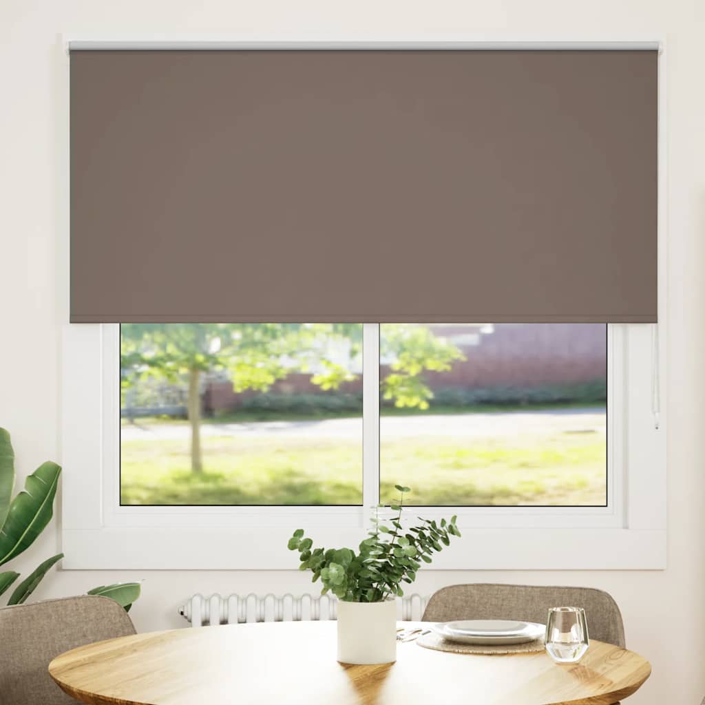 Rullaverho Blackout kahvi 160x150 cm Kankaan leveys 156,6 cm