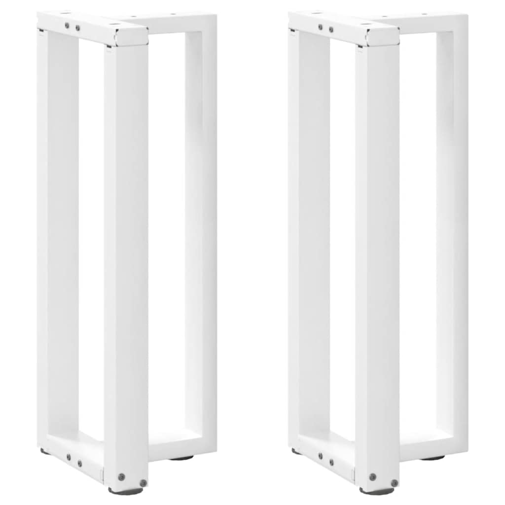 konsolipöydän jalat T-muotoiset 2 kpl valkoinen 25x28x(72-73)cm