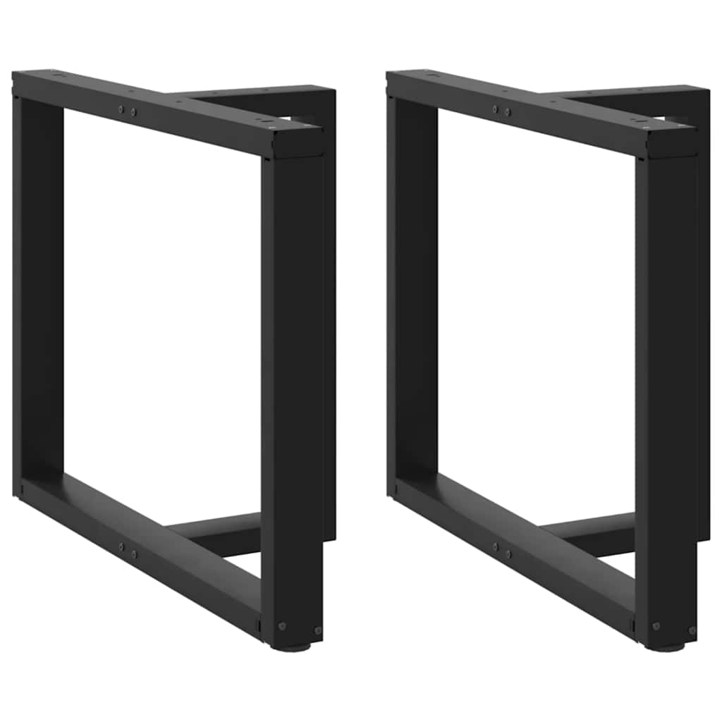 ruokapöydän jalat T-muotoiset 2 kpl musta 90x35x(72-73)cm teräs