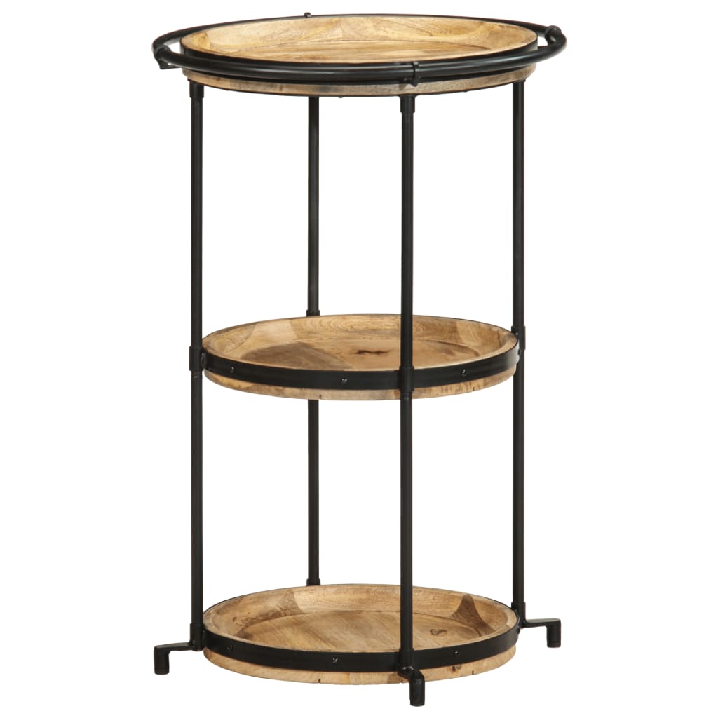 sivupöytä Ø55x83 cm Massiivipuu Mango