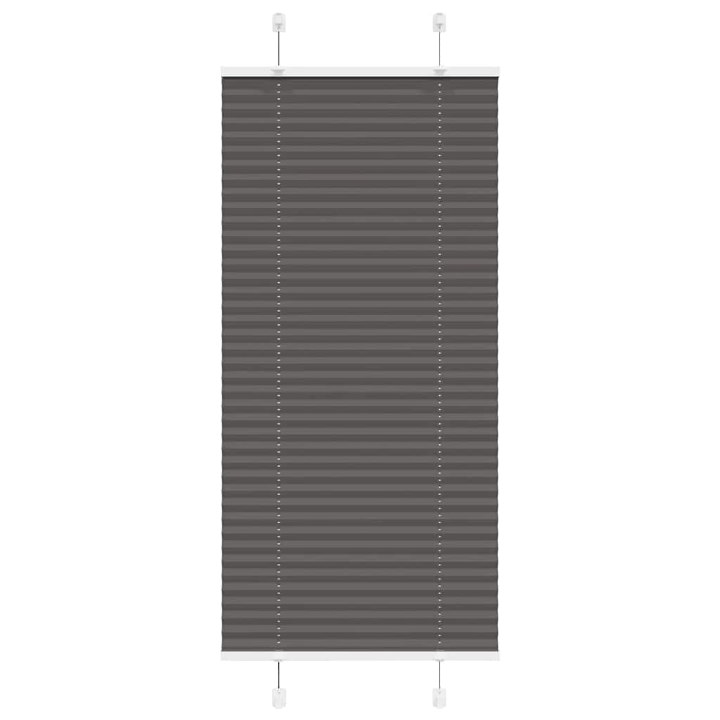 laskostettu blind Musta 55x100 cm Kankaan leveys 54,4 cm